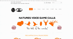 Desktop Screenshot of naturesvoicegamecalls.com