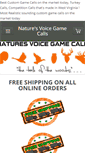 Mobile Screenshot of naturesvoicegamecalls.com